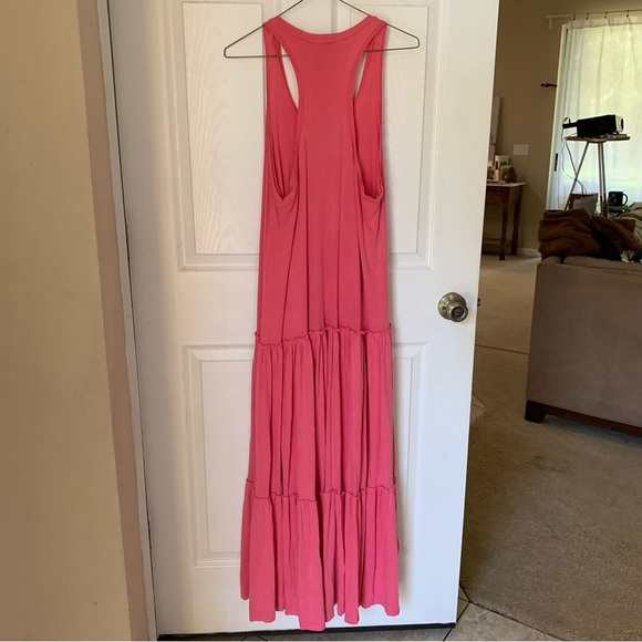 Anthropologie Sundry Modal Tiered Maxi Slip Dress EUC Size - M - Picture 4 of 6